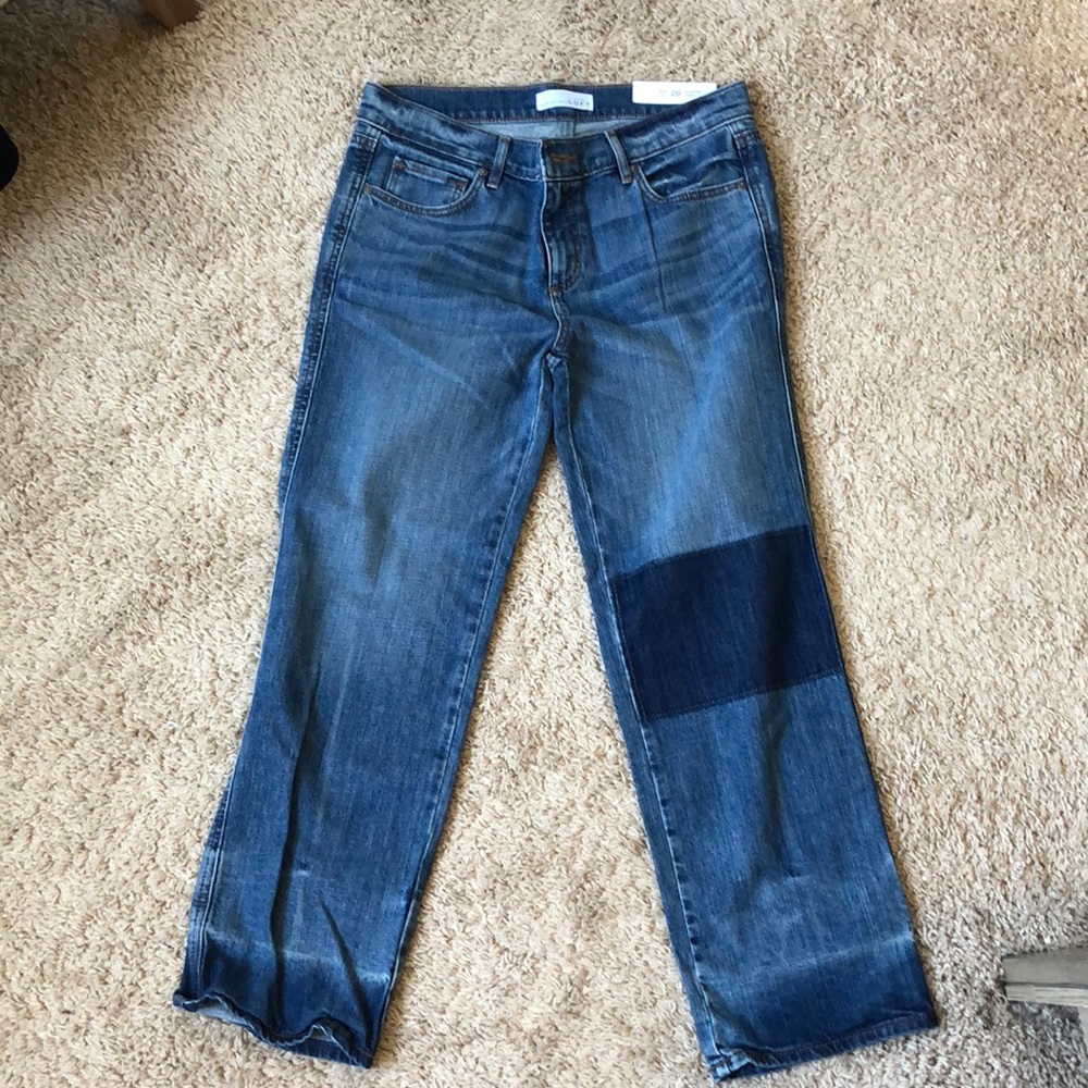 NWT Loft straight crop jeans size 2